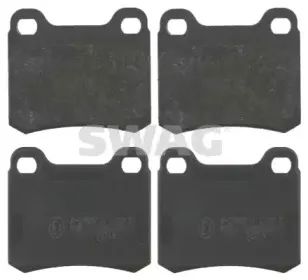 10 91 6156 SWAG Комплект тормозных колодок, дисковый тормоз